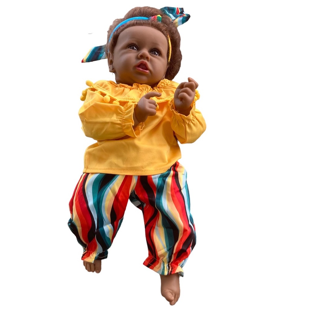 Reborn African American baby girl doll